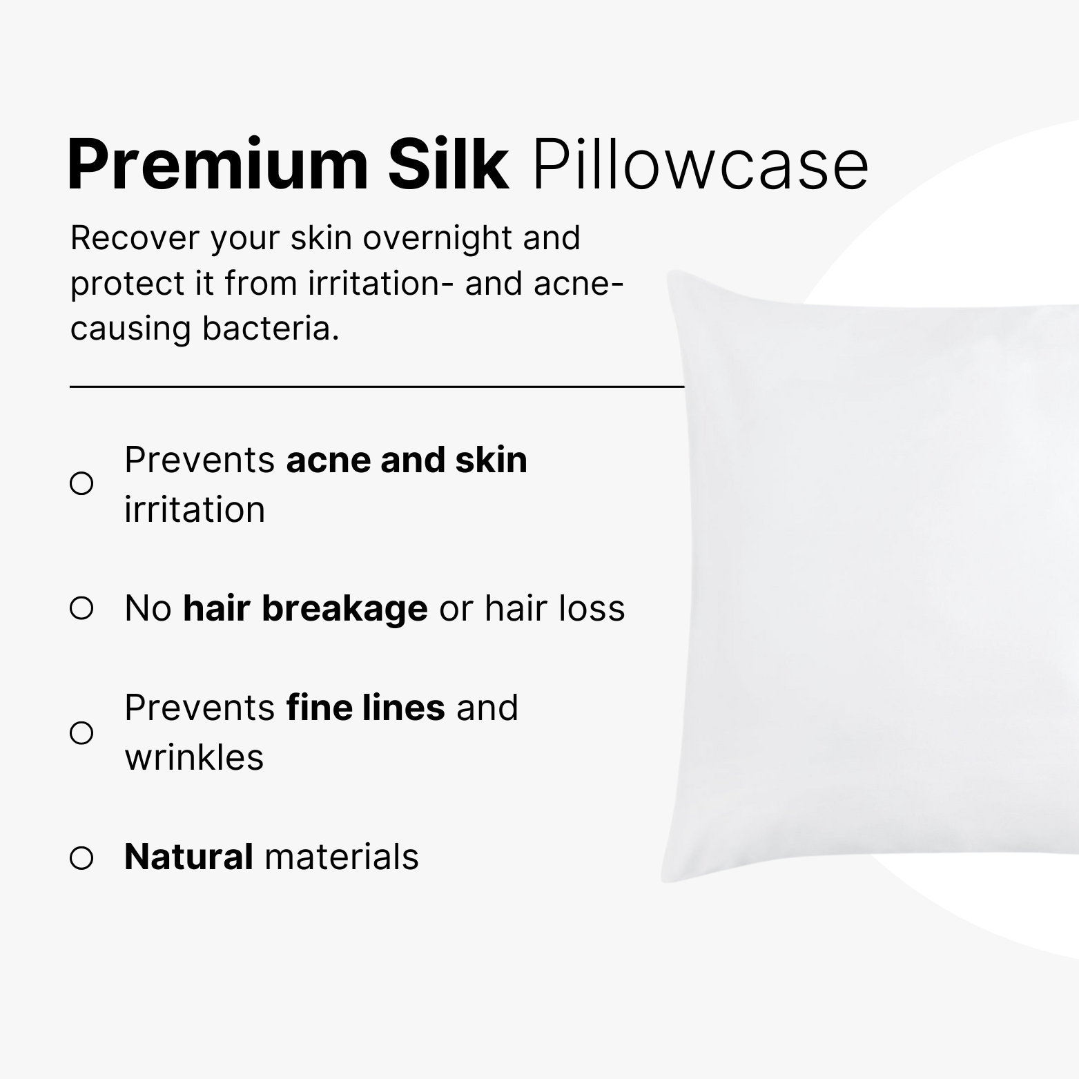 Premium Silk Pillowcase